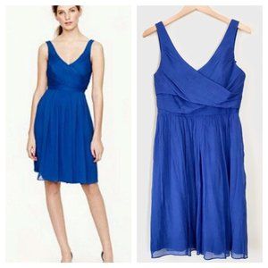 J. Crew Heidi Cocktail / Bridesmaid Dress - Size 4 - Casablanca Blue